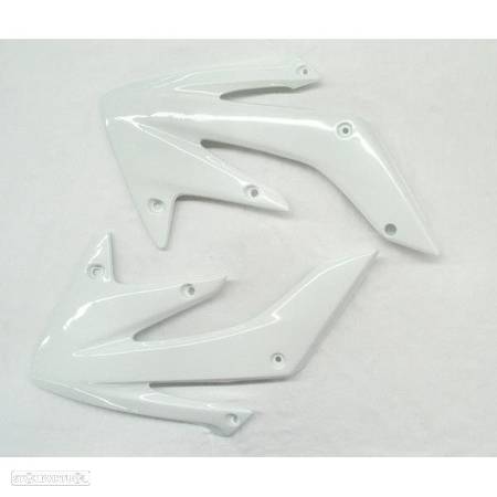 tampas laterais de radiador ufo branco honda crf 450 - 1