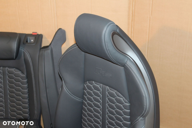 Fotele komplet SKÓRY Audi A4 Rs4 8W B9 LIFT - 4