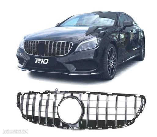 GRELHA FRONTAL MB CLS C218 14-18 PRETO CROMADO - 1