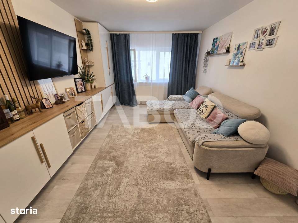 Apartament decomandat de vanzare mobilat pivnita Vasile Aaron Sibiu - Imagine principală: 3/17