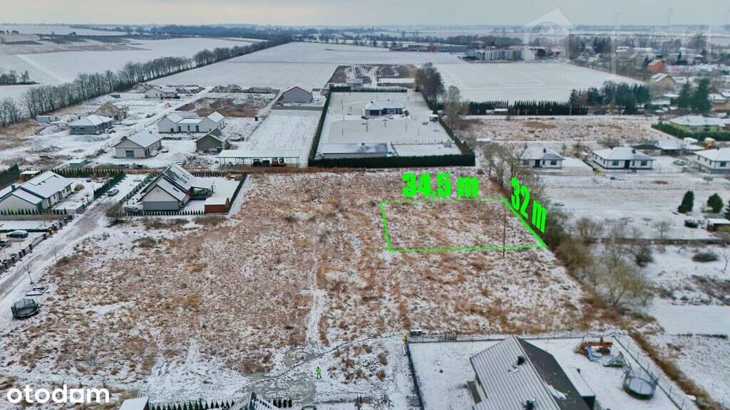 Działka z pozwoleniem na budowę ul.Reymonta-6