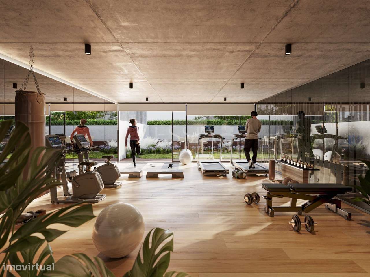 T2 Varanda e Garagem Matosinhos Sul | T2 Praia | Golden Coast Piscina-7