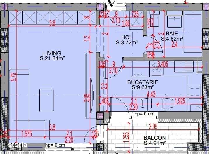 Garsoniera spatioasa incalzire prin pardoseala bloc boutique - Imagine principală: 5/10