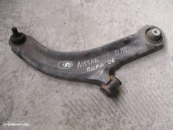 Braço Suspensão 54500AX600 NISSAN MICRA 2006 SINOBLOCO ESTRAGADO FRENTE DRT - 1