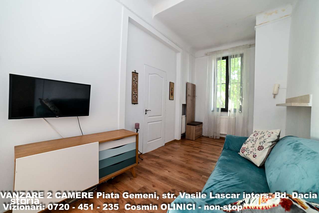 Vanzare 2 cam. DACIA, Piata Gemeni, str. V. Lascar, SU 68mp, ST. 94mp-15