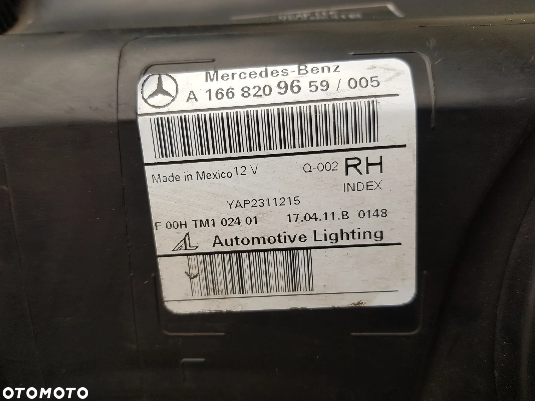 Mercedes X166 GLS Lampa Prawa Przód Led H7 - 21