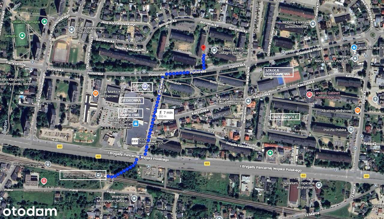 Wejherowo mieszkanie 2 pok., 46,50 m², w samym centrum osiedla-8