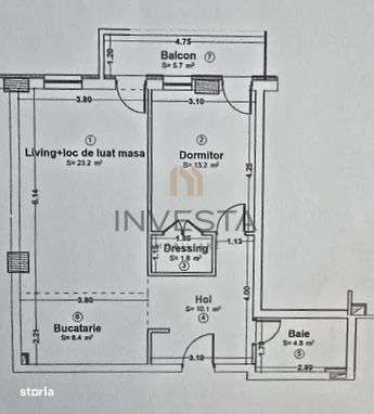 Apartament 2 camere etajul I ! Bloc aparte pe Fabricii ! Zona Rivus ! - Imagine principală: 4/8