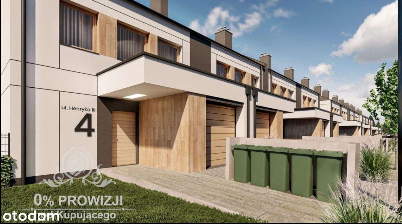 Piękny dom w zabudowie bliźniaczej z ogrzewaniem M-1