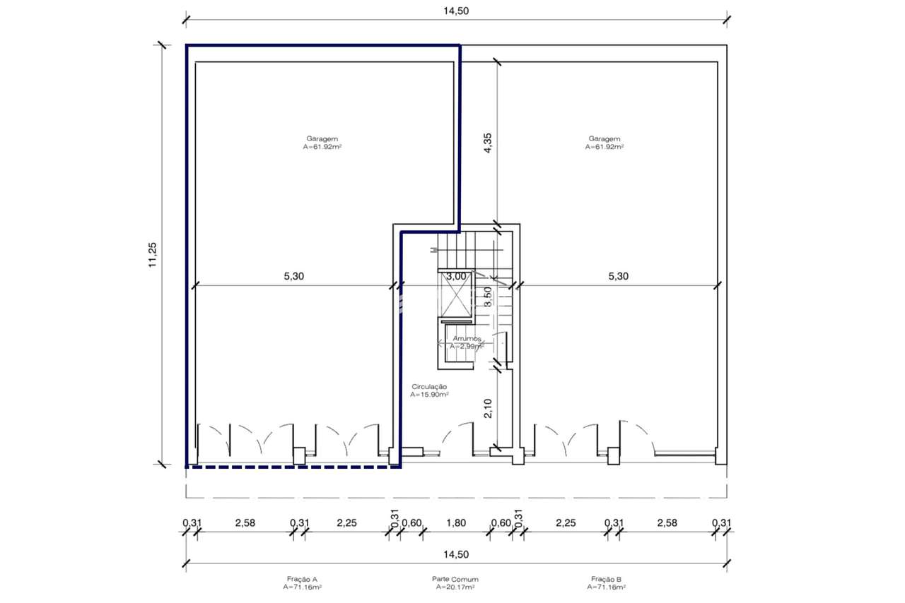 Garagem arrendada | €650/mês | Contrato até 2028 | Agualva - Grande imagem: 4/4