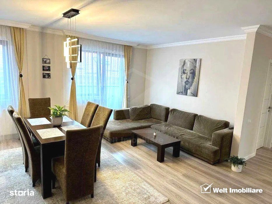 Apartament 3 camere, ultrafinisat, etaj intermediar, zona Parcul  Poli