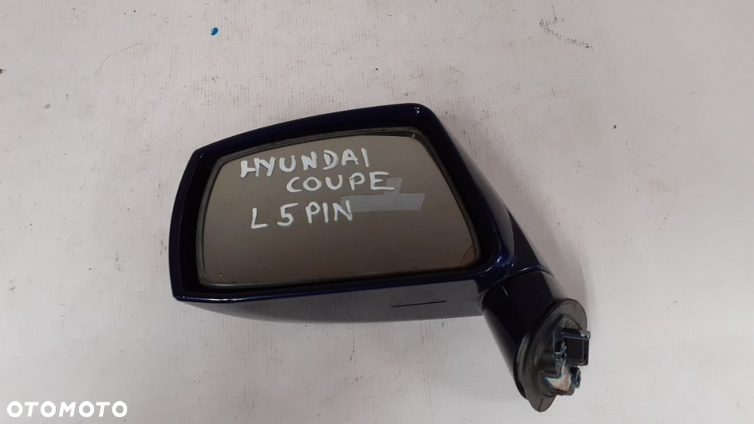 LUSTERKO ELEKTRYCZNE LEWE HYUNDAI COUPE 5PIN  GRANATOWY - 2