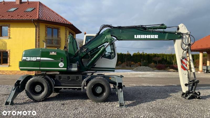 Liebherr A 316 Litronic / koparka kołowa obrotowa / - 34