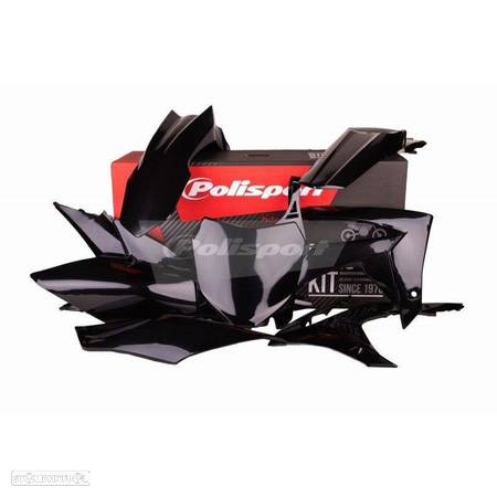 kit plasticos polisport preto honda crf 250r - 1