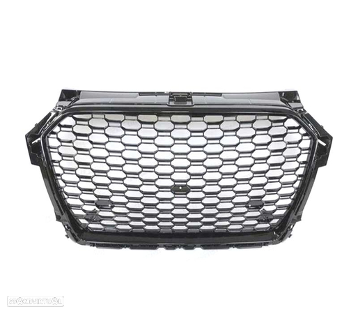 GRELHA FRONTAL PARA AUDI A1 15-18 LOOK RS - 2