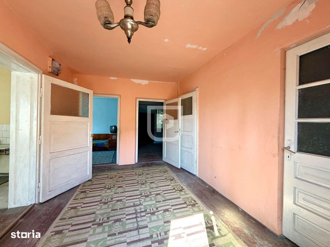 Casa cu 500mp teren, pozitie buna, centrala, utilitati-3