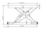 Podnośnik do geometrii czterokolumnowy NORTEC PO500N - 4