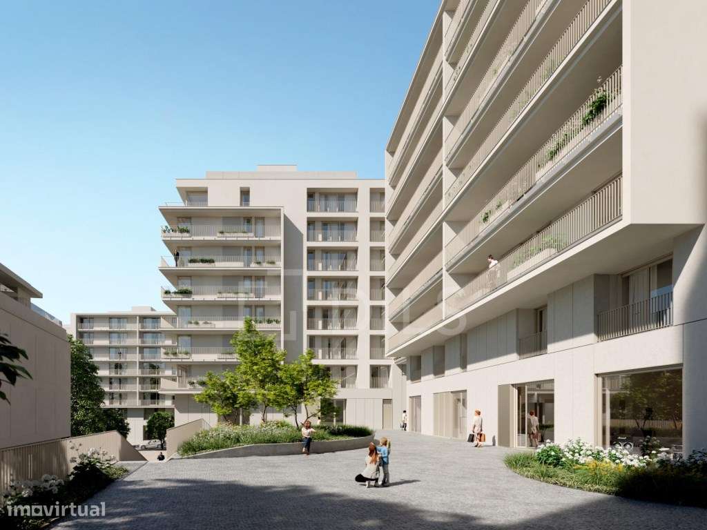 Apartamento T3, com varanda, no novo empreendimento no campo Grande - Grande imagem: 4/82