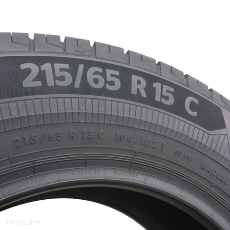 2 x CONTINENTAL 215/65 R15 C 104/102T VanContact Eco Lato 7.5mm - 5