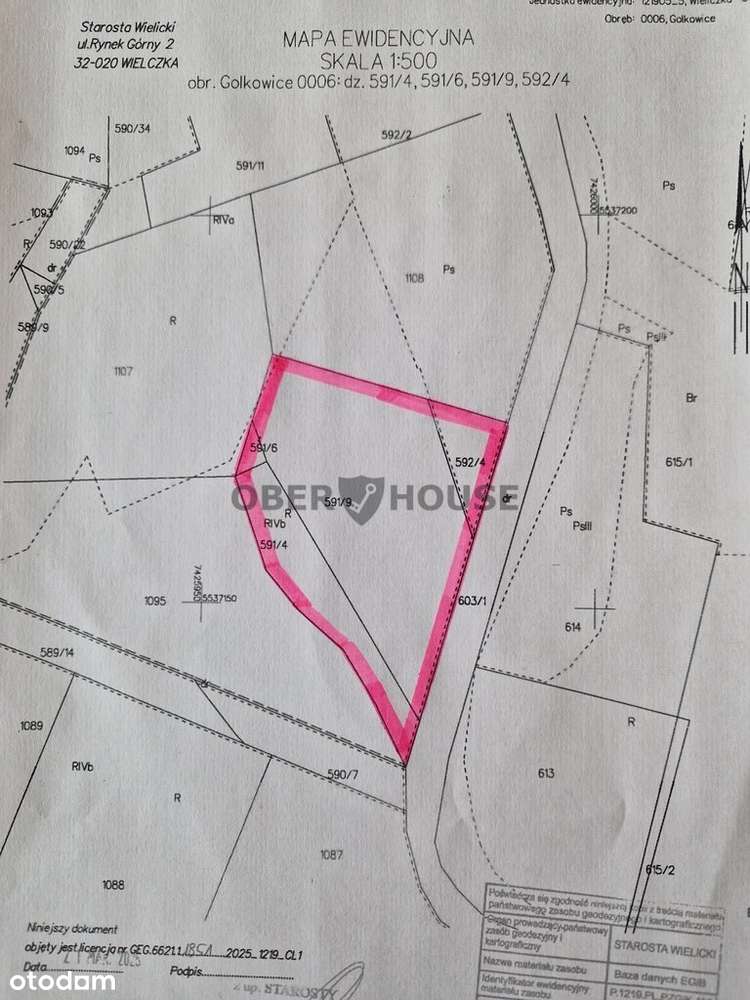 Golkowice gm.Wieliczka działkę budowlaną sprzedamy-7