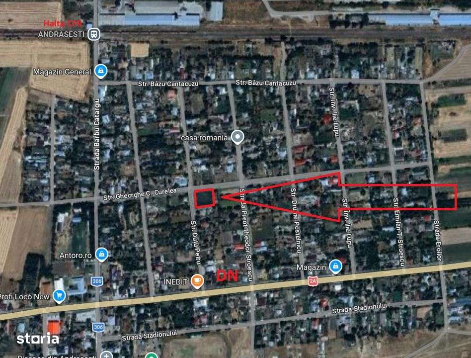 Lot de casa imprejmuit (1163 mp) cu deschidere la 2 strazi-2