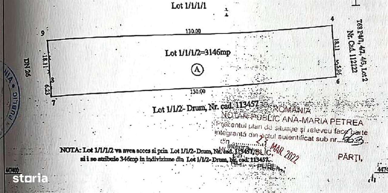 Teren vizavi de Metro cu deschire la DN - Imagine principală: 2/2