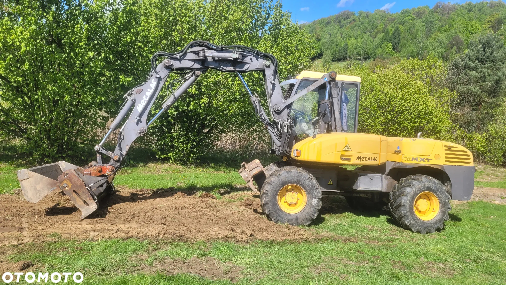 Mecalac 12 MXT 12MXT koparko-ładowarka obrotowa szybkozłącze hydrauliczne, komplet łyżek - 5