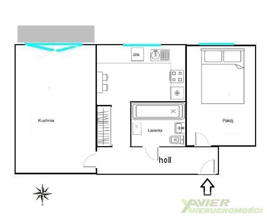 Stare Bielany 2pokoje Żeromskiego/Lisowska-9