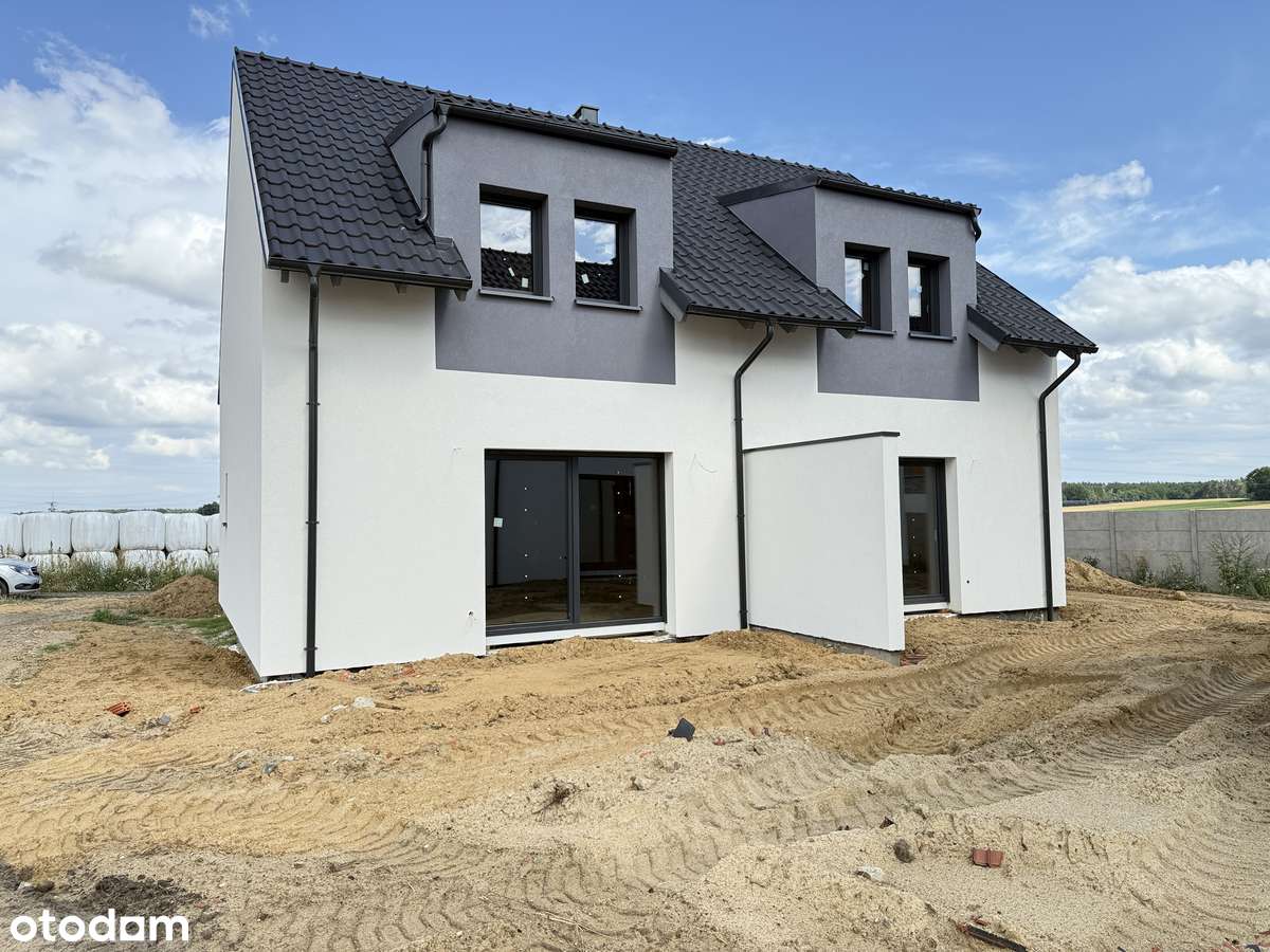 Dom- Stan Deweloperski- 2 km od Leszna- Media- Gładzie Szpachlowe - Pełny obrazek: 4/13