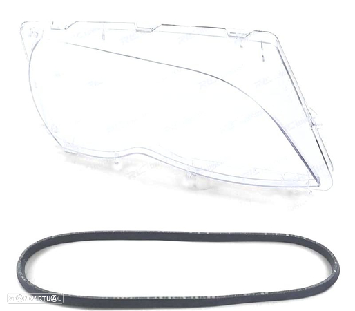 VIDRO FARÓL OPTICA FRONTAL DIREITA PARA BMW E46 BERLINA TOURING 01-05 - 4