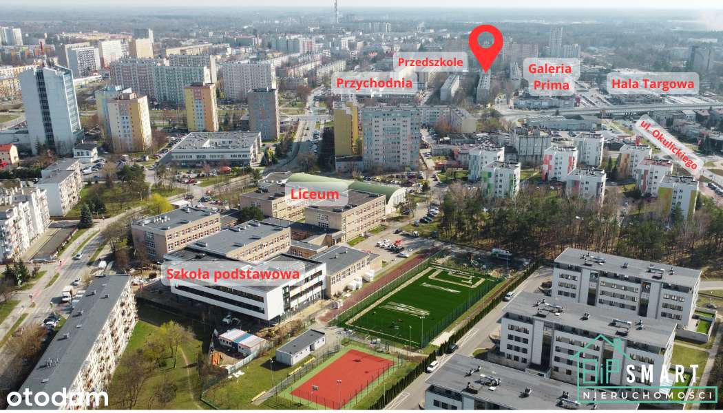 Mieszkanie 3-pokojowe, 47,5 m² – ul. Gen. L. Okulickiego-13