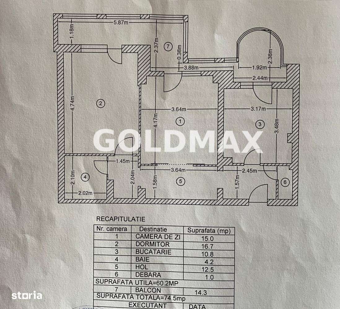 Apartament 2 camere, Fratii Golesti, etaj intermediar-2