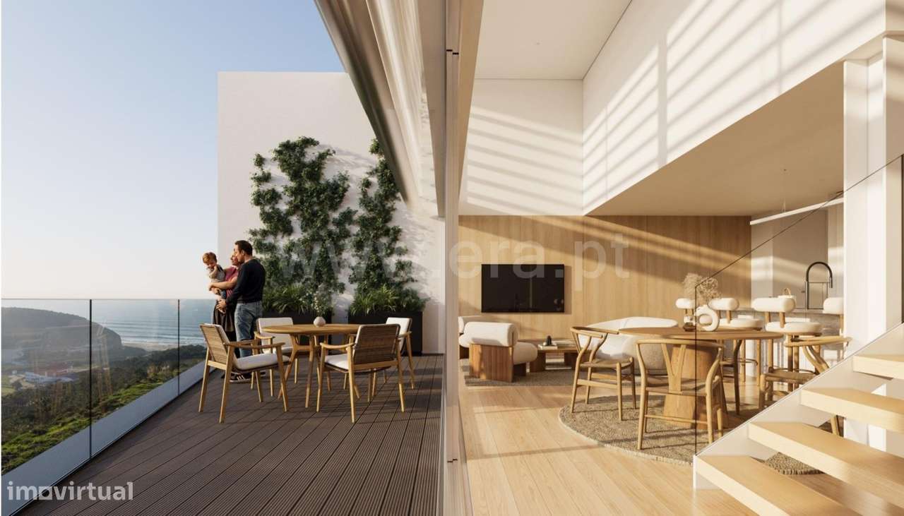 Moradia V3, Vista Mar, Carvoeira-12