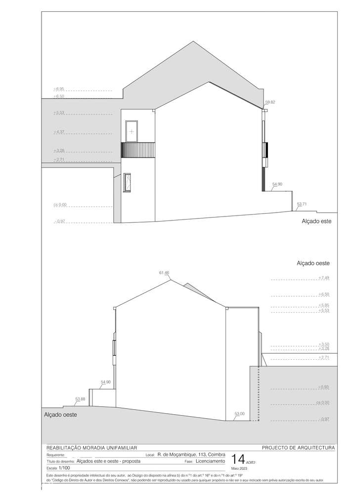 Moradia T3 - Bairro Norton de Matos - Com Projeto Aprovado-20