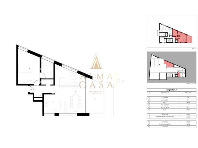 Fantástico apartamento T1 Novo em Gondomar-12