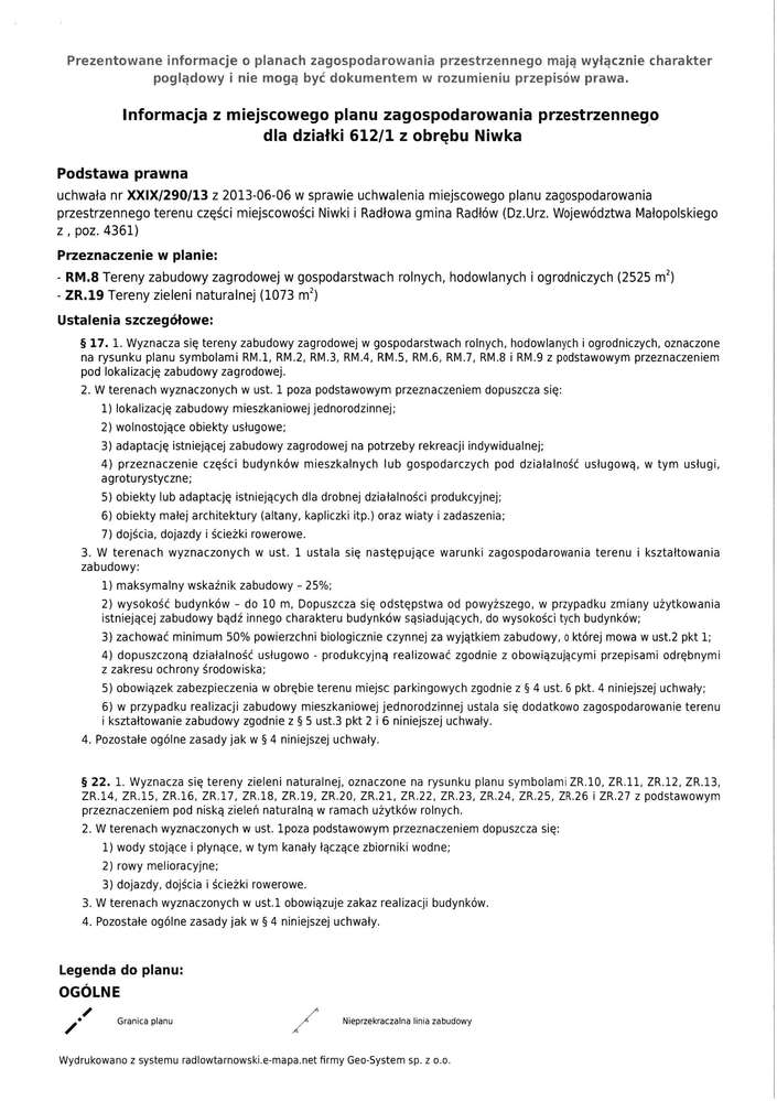 Działka budowwlana, uzbrojona w m. Niwka - Pełny obrazek: 4/8