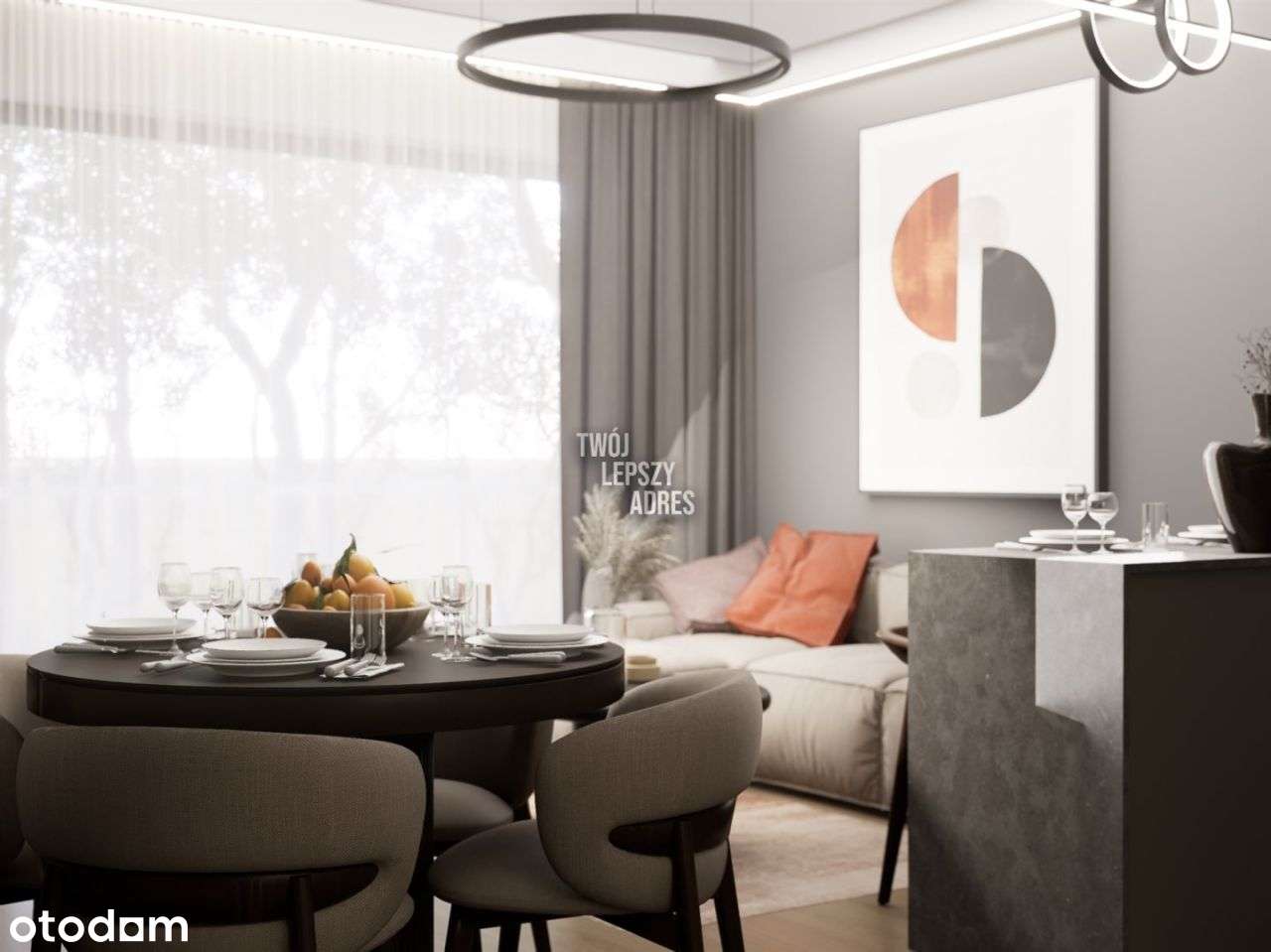 Nowe -3 pok. mieszkania, parter 64 m2, duży ogród!-7