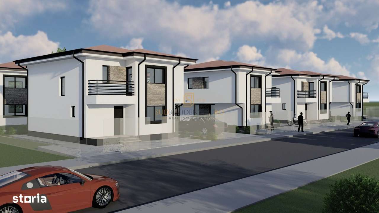 Lot de teren intravilan 2473 mp, proiect si autorizatie pentru 9 vile - Imagine principală: 1/12