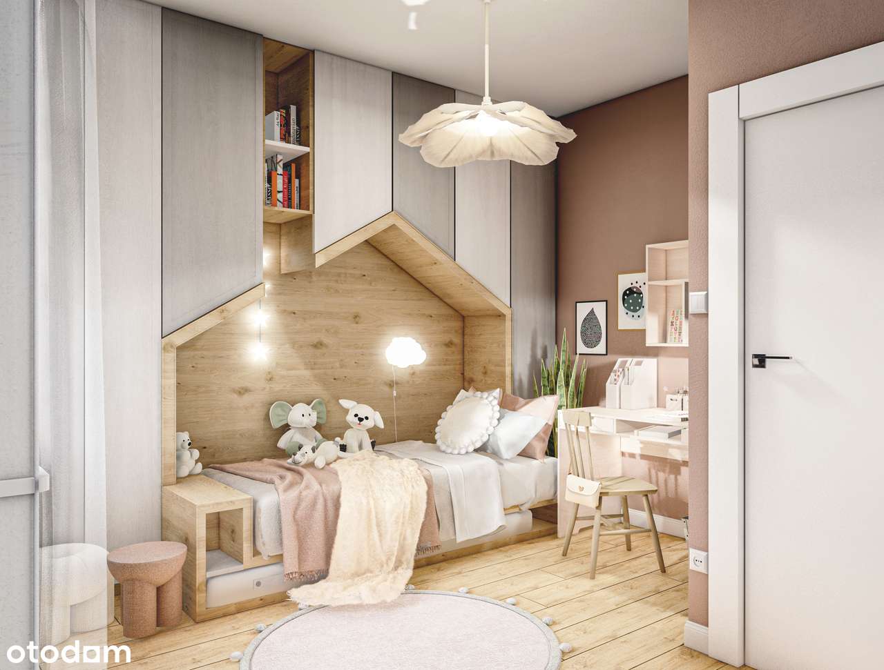 3-pokojowe mieszkanie 49m2 + ogródek (lokal 4F)