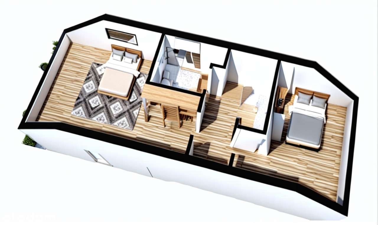 Nowoczesny dom z ogródkiem i 2 miejscami postojowymi - Pełny obrazek: 4/9