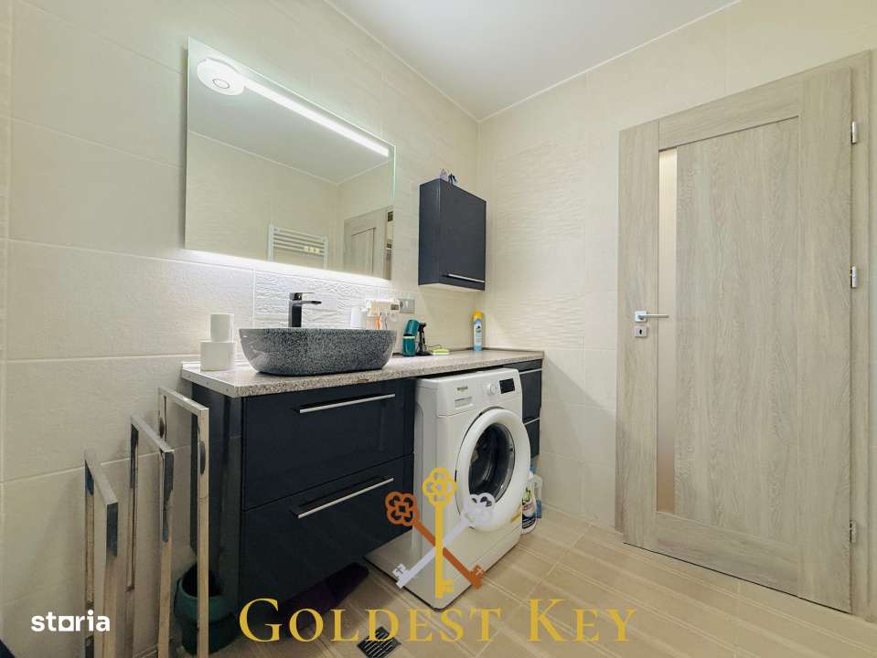 Apartament la cheie cu 2 camere si terasa generoasa in Baciu-8