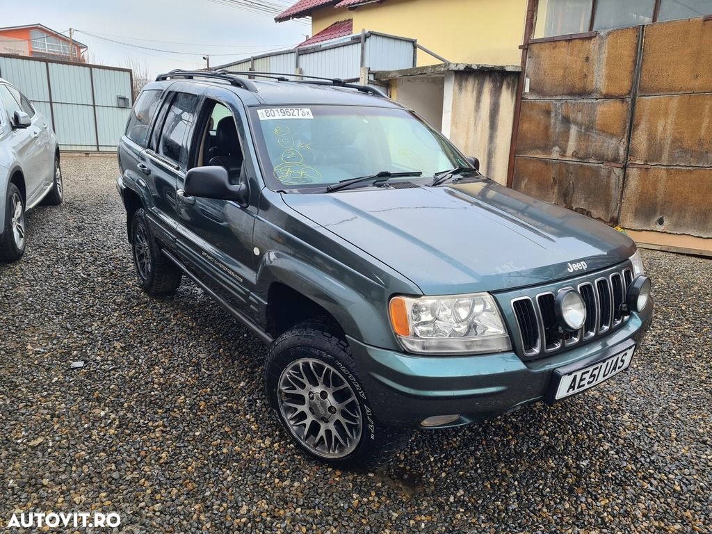 Bara fata Jeep Grand Cherokee II 1998 - 2004 VERDE (851) model cu spalatoare far - 6