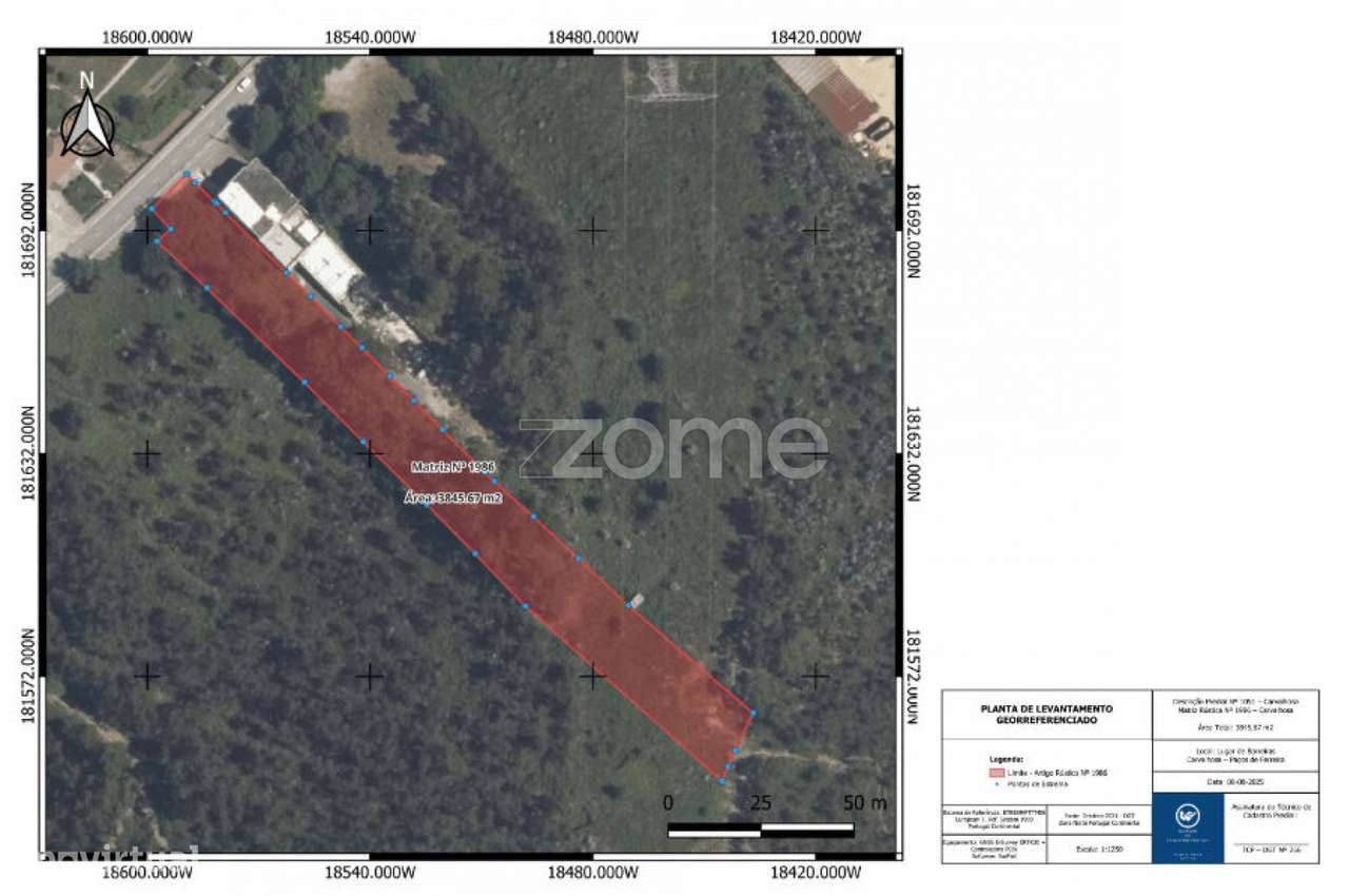 Terreno Rústico com 3930 m2 situado na Carvalhosa, Paços de Ferreira - Grande imagem: 2/17