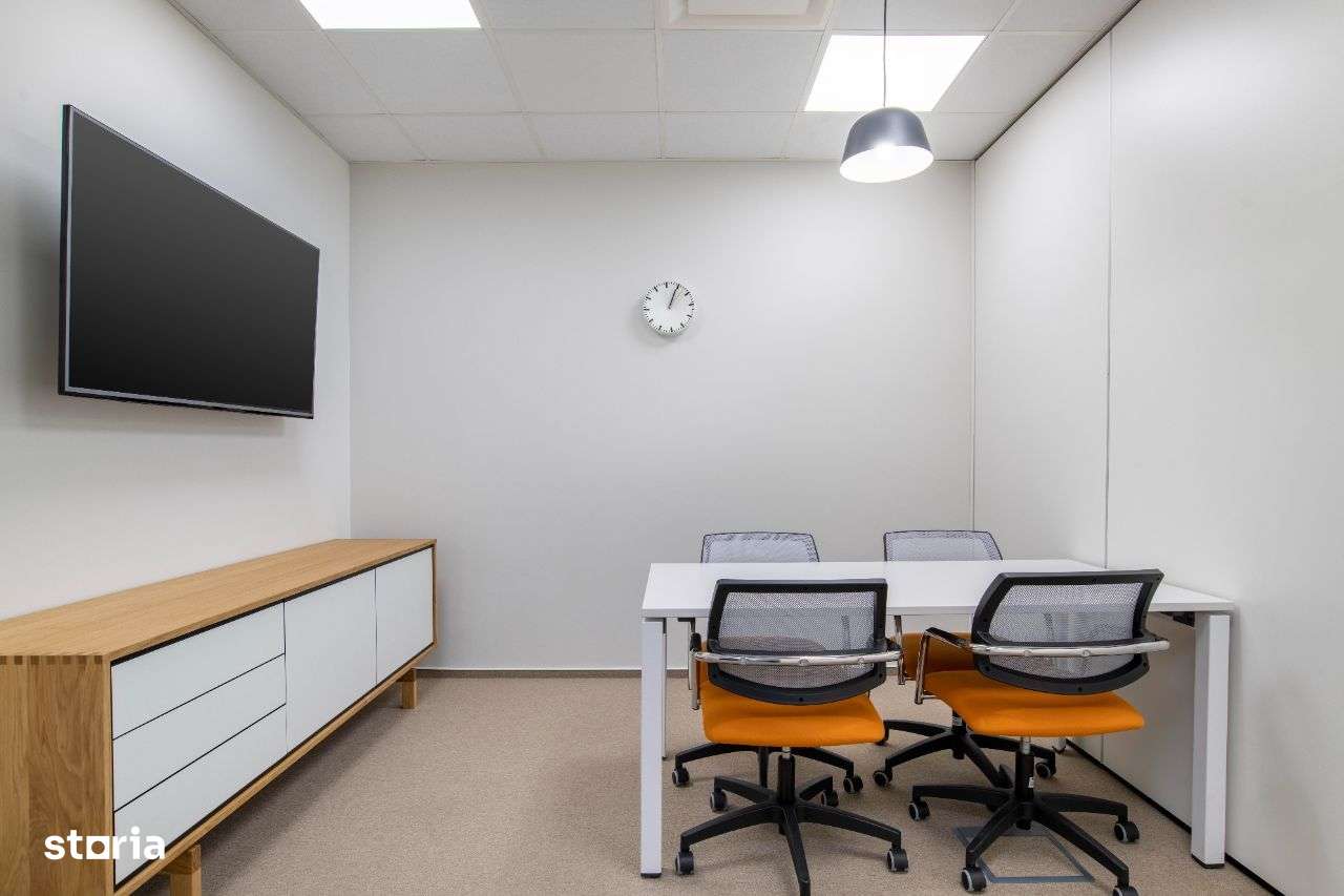 Spațiu de birou privat pentru 4 persoane în Regus Cluj-Napoca - Imagine principală: 1/9