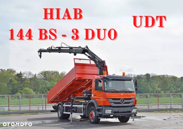 Mercedes-Benz AXOR 1829 * HIAB 144 BS - 3 HIDUO + PILOT - 1