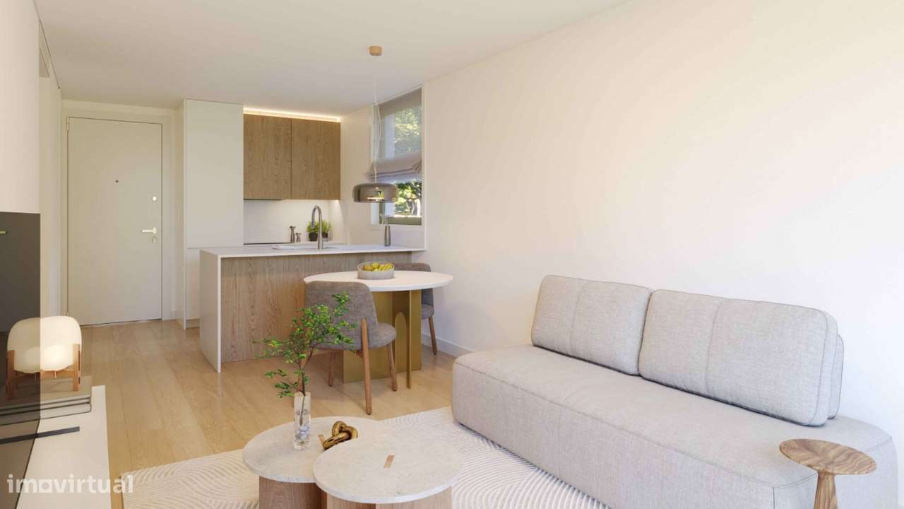 Apartamento T2 The Yard Urban Gaia ao lado do Arrábida Shop linha rubi-4