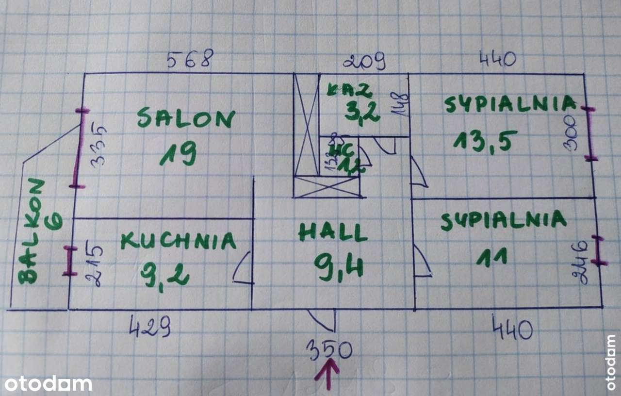 3 pokoje do wejścia | Metro Kabaty-15