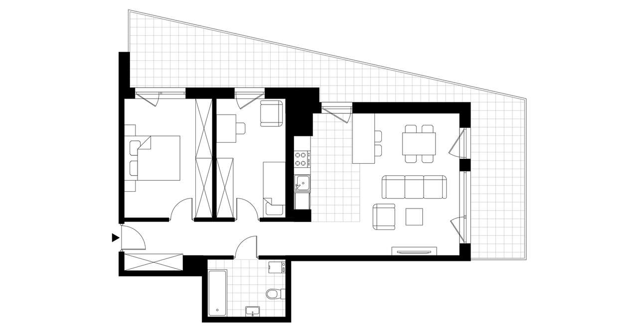 3-pokojowe mieszkanie 67m2 + loggia Bez Prowizji - Pełny obrazek: 3/8