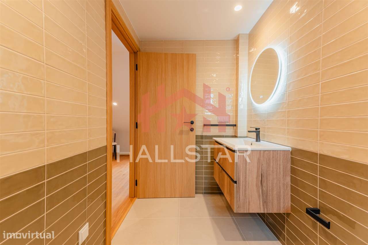 Apartamento T2 Novo / Cozinha Equipada / Vista Castelo de Leiria-15