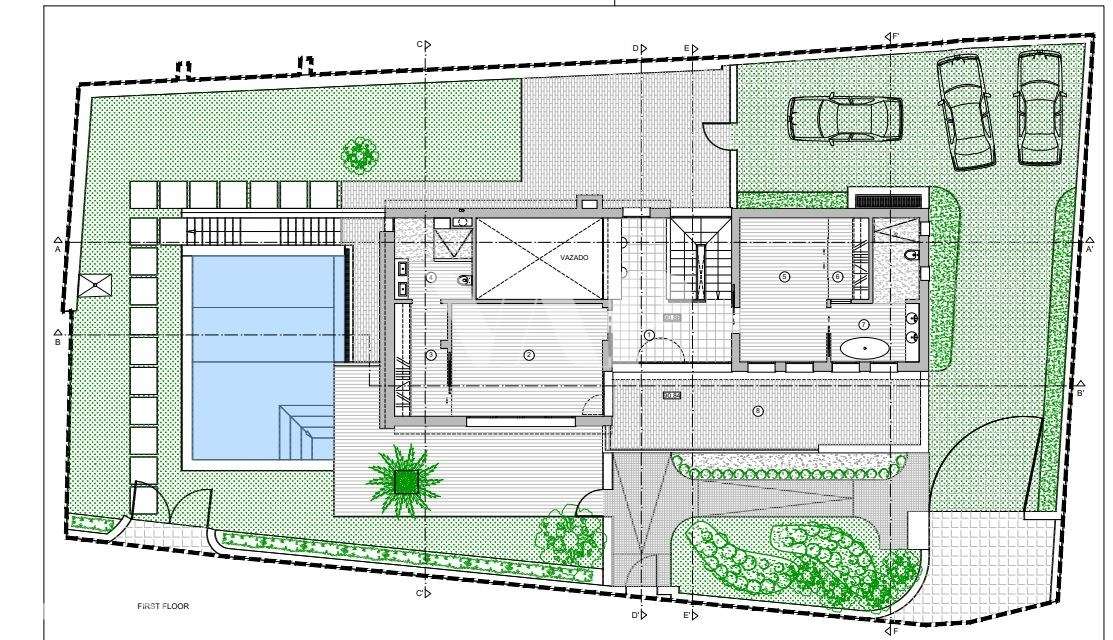 Lote de terreno com ruína e projeto aprovado, Vale Judeu - perto de Vi - Grande imagem: 4/5